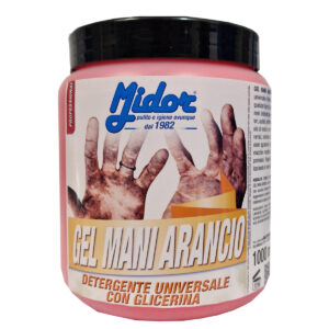 Gel mani Arancio con Microsfere