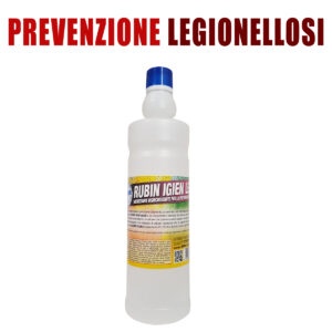 DETERGENTE PER LEGIONELLA  prevenzione della legionellosi rubin-igien legion 1,2 kg.
