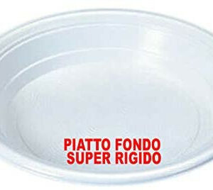 PIATTO FONDO SUPER RIGIDO 1 KG (CIRCA 65 PZ) IN PLASTICA