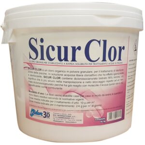 Cloro in polvere granulare Sicur Clor 10Kg