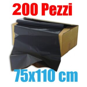 Sacco Pattumiera medio 55X70cm da 50 gr. Rotolo da 25 Pezzi