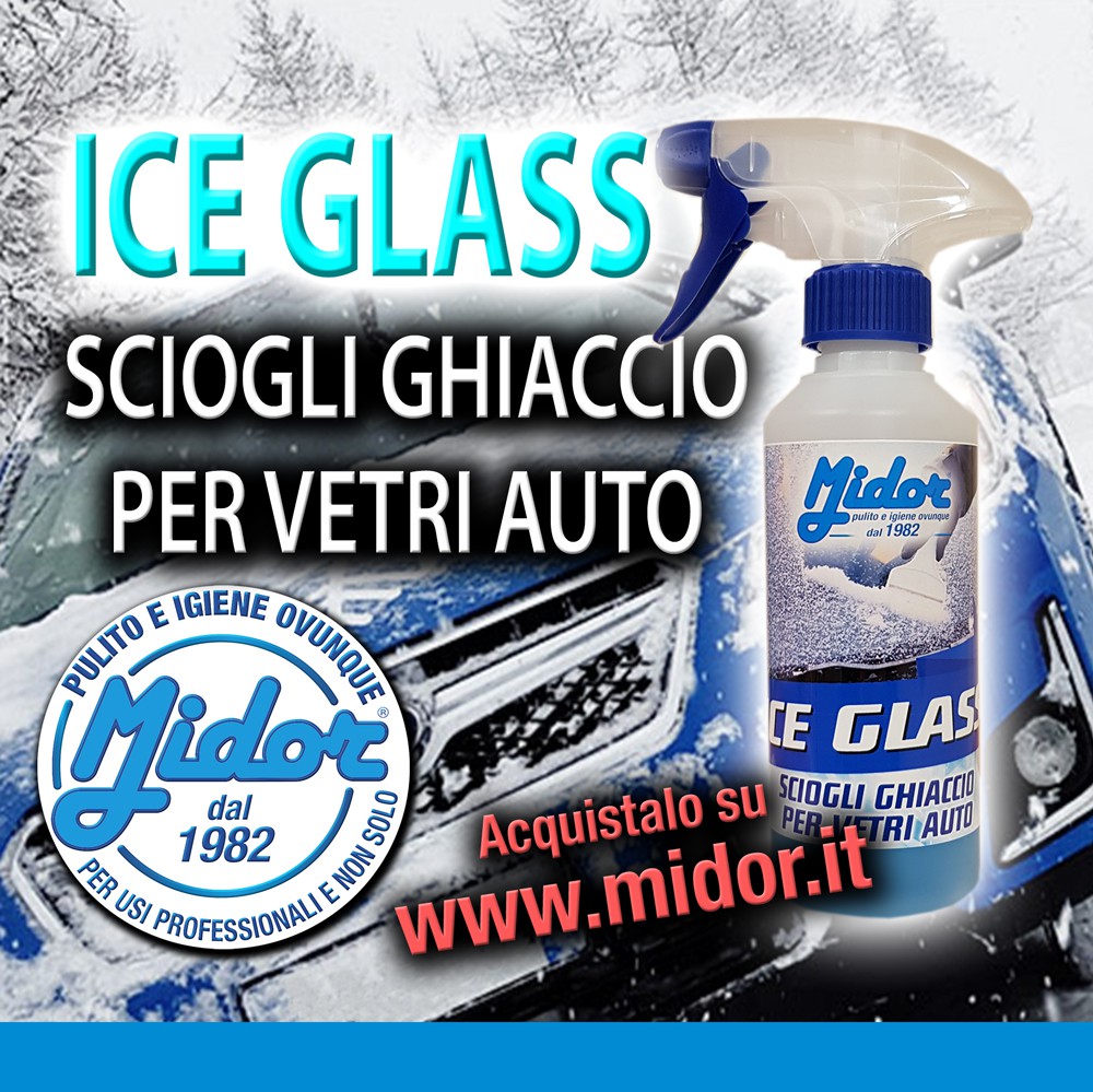 Sciogli Ghiaccio per vetri auto e parabrezza ICE GLASS 250ml