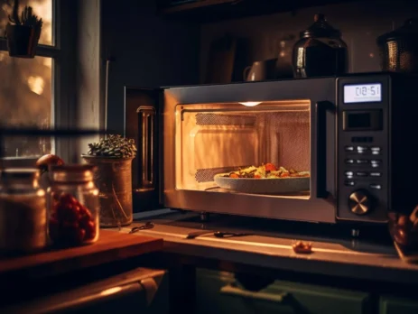 Pulizia del forno a microonde con prodotti midor