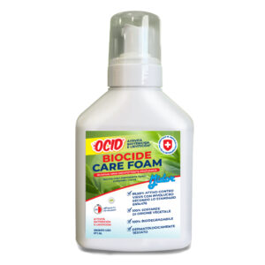 BIOCIDE CARE FOAM: Schiuma Disinfettante per Mani con Acido Lattico