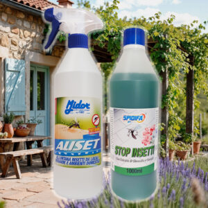 COMBO ALLONTANA INSETTI NATURALE – PAVIMENTI STOP INSETTI + MULTIUSO ALISET